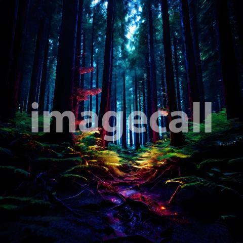 Abstract and surreal colorful and vivid (3354)