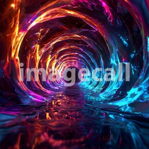 Abstract and surreal colorful and vivid (3355)