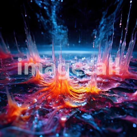 Abstract and surreal colorful and vivid (3357)