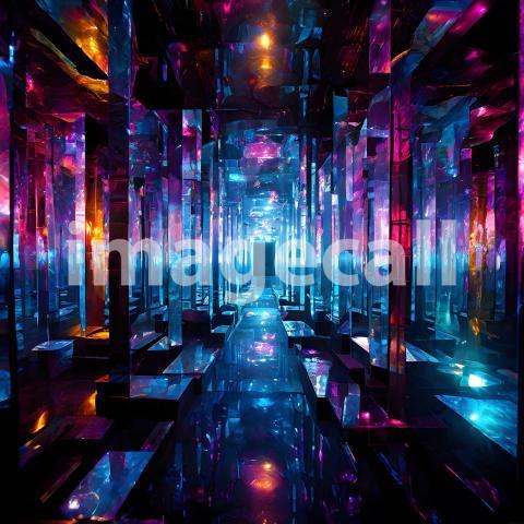 Abstract and surreal colorful and vivid (3373)