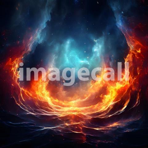 Abstract and surreal colorful and vivid (3374)