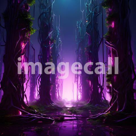 Abstract and surreal colorful and vivid (3377)