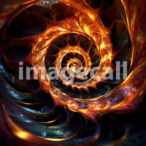 Abstract and surreal colorful and vivid (3376)