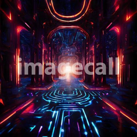 Abstract and surreal colorful and vivid (3385)