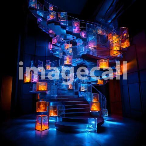 Abstract and surreal colorful and vivid (3391)