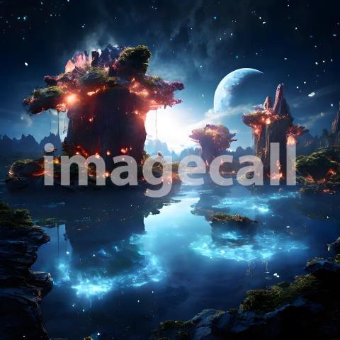 Abstract and surreal colorful and vivid (3393)