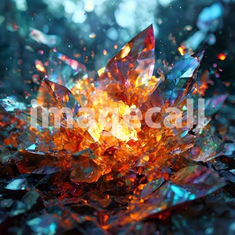 Abstract and surreal colorful and vivid (3394)