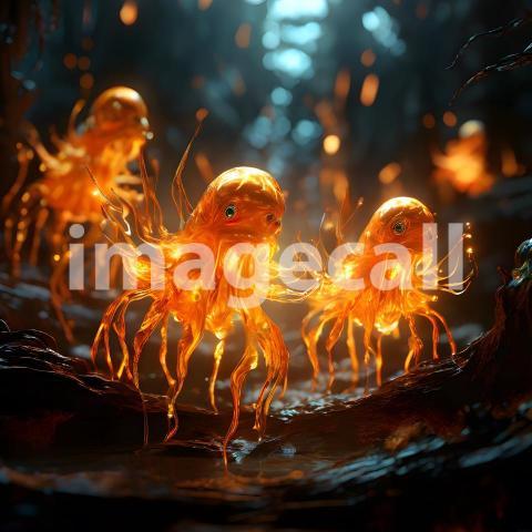 Abstract and surreal colorful and vivid (3399)