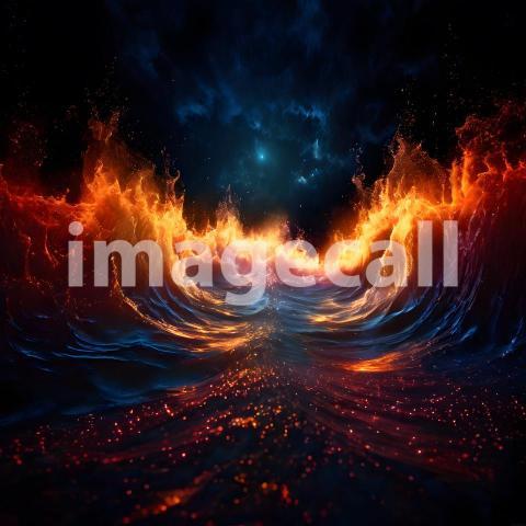 Abstract and surreal colorful and vivid (3408)