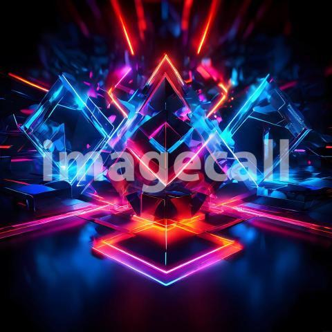 Abstract and surreal colorful and vivid (3409)