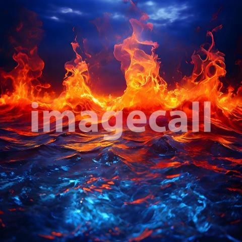 Abstract and surreal colorful and vivid (3412)