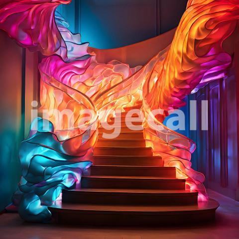 Abstract and surreal colorful and vivid (3416)