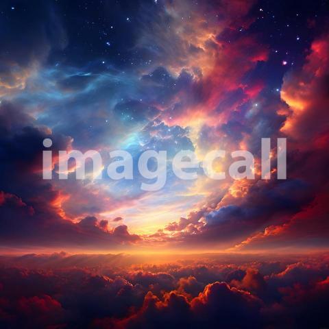 Abstract and surreal colorful and vivid (3415)