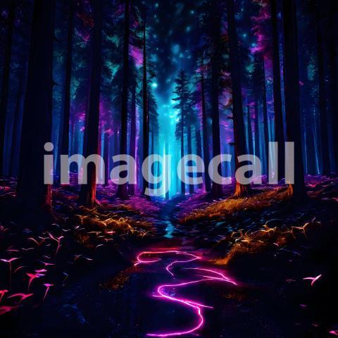 Abstract and surreal colorful and vivid (3432)