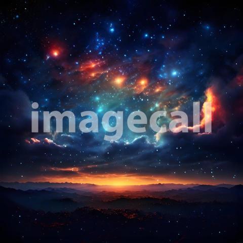 Abstract and surreal colorful and vivid (3438)