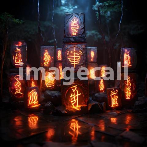 Abstract and surreal colorful and vivid (3456)