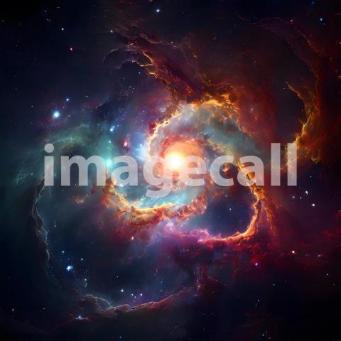 Abstract and surreal colorful and vivid (3471)