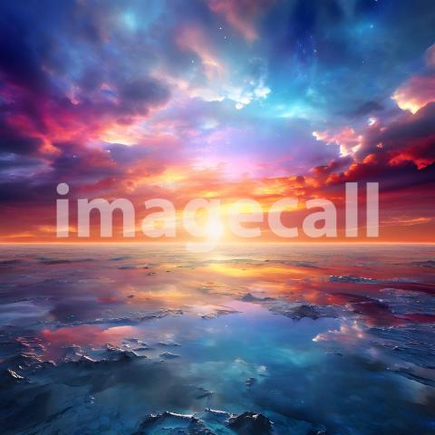 Abstract and surreal colorful and vivid (3474)