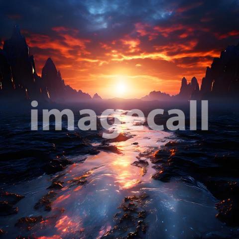 Abstract and surreal colorful and vivid (3475)