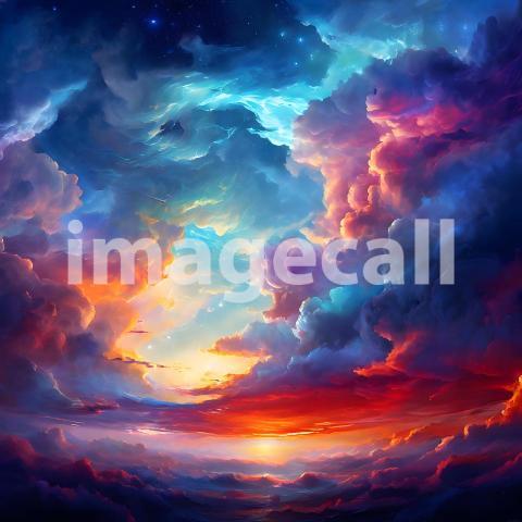 Abstract and surreal colorful and vivid (3477)