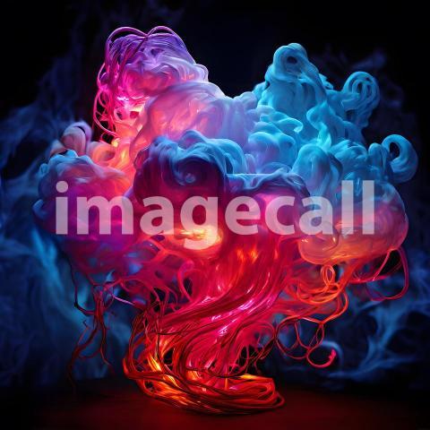 Abstract and surreal colorful and vivid (3481)