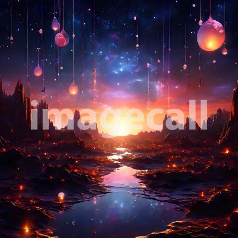 Abstract and surreal colorful and vivid (3478)