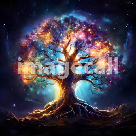 Abstract and surreal colorful and vivid (3493)