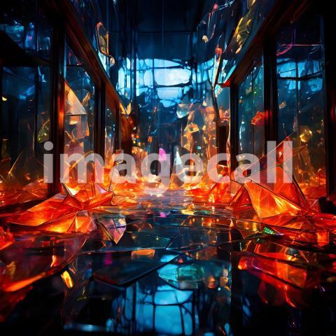 Abstract and surreal colorful and vivid (3496)