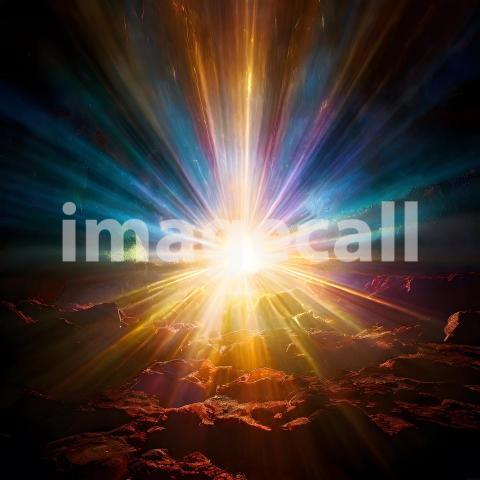 Abstract and surreal colorful and vivid (3519)