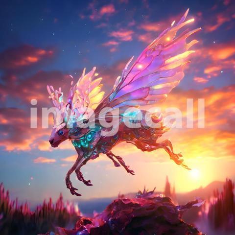 Abstract and surreal colorful and vivid (3511)