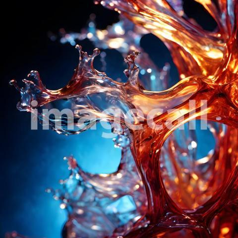 Abstract and surreal colorful and vivid (3547)