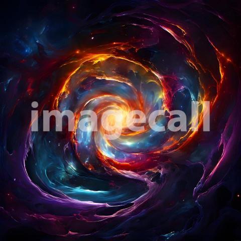 Abstract and surreal colorful and vivid (3552)