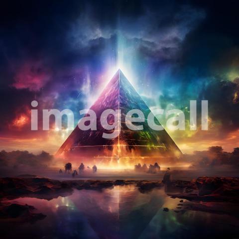 Abstract and surreal colorful and vivid (3554)