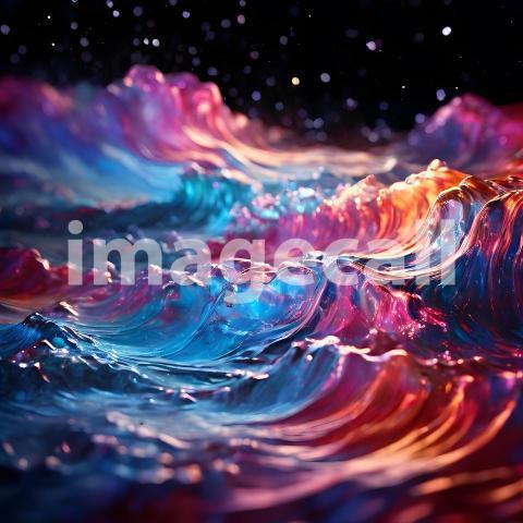 Abstract and surreal colorful and vivid (3555)