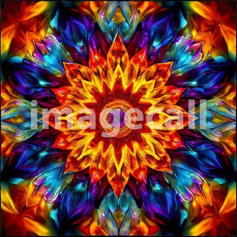 Abstract and surreal colorful and vivid (3564)