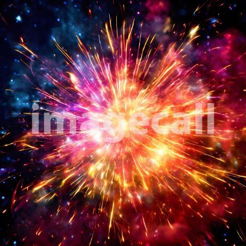 Abstract and surreal colorful and vivid (3579)