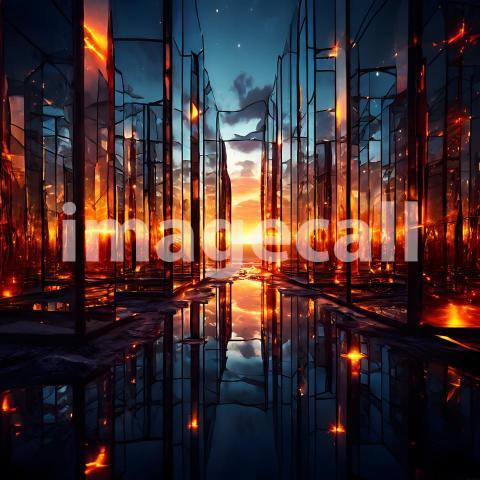 Abstract and surreal colorful and vivid (3593)