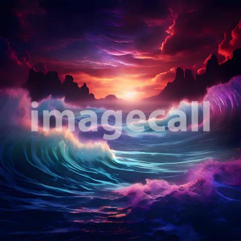 Abstract and surreal colorful and vivid (3597)