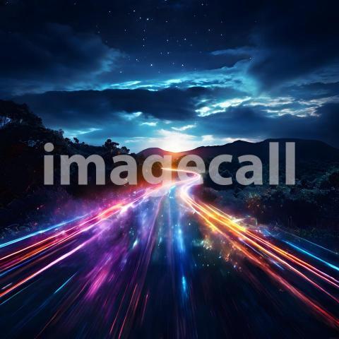 Abstract and surreal colorful and vivid (3614)