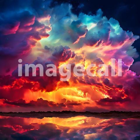 Abstract and surreal colorful and vivid (3617)