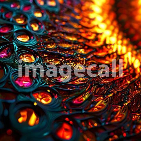 Abstract and surreal colorful and vivid (3645)
