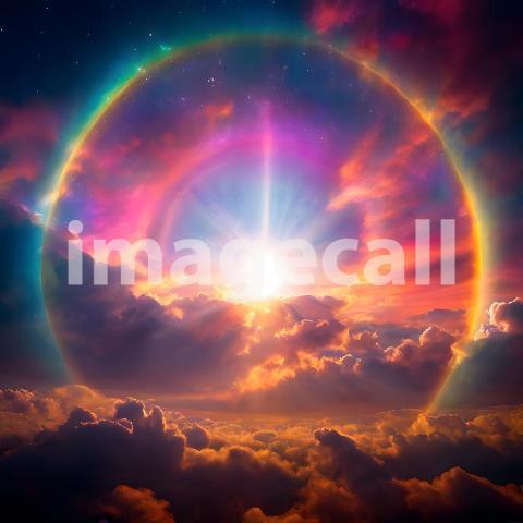 Abstract and surreal colorful and vivid (3646)