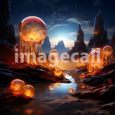 Abstract and surreal colorful and vivid (3654)