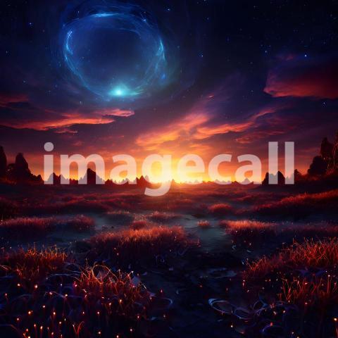 Abstract and surreal colorful and vivid (3657)