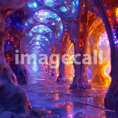 Abstract and surreal colorful and vivid (3629)