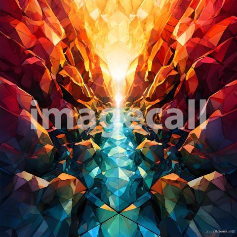 Abstract and surreal colorful and vivid (3665)