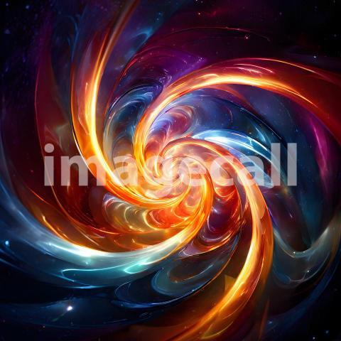 Abstract and surreal colorful and vivid (3666)