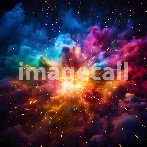 Abstract and surreal colorful and vivid (3679)