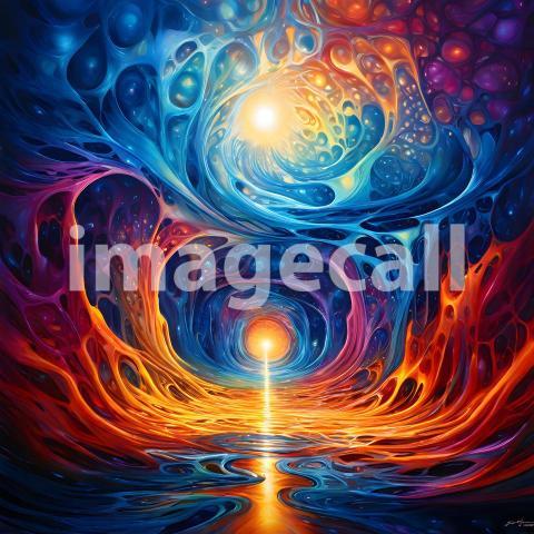 Abstract and surreal colorful and vivid (3668)