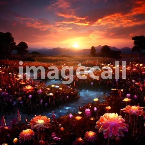 Abstract and surreal colorful and vivid (3694)